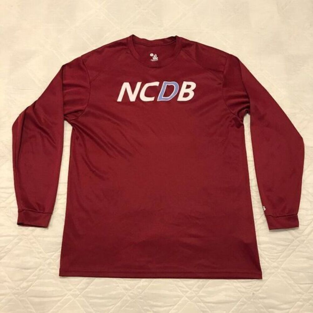Badger Sport NCDB Cooperstown Baseball World dri fit longsleeve shirt Large